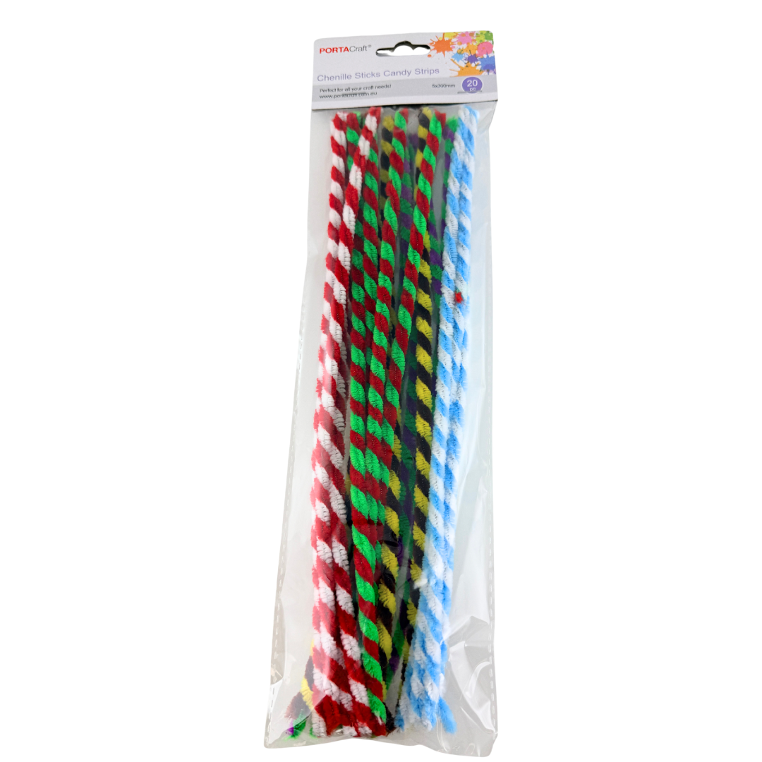 Chenille Stems 5mm 20pc - Candy Mix