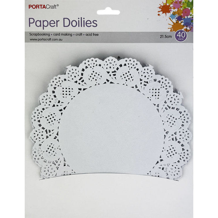 Paper Doilies 215mm 40pk