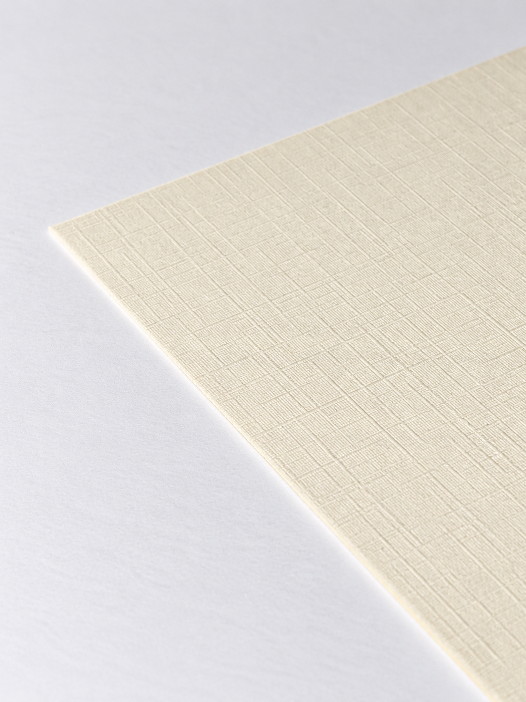 Cards Square 13cm Textured 8pk - Ivory