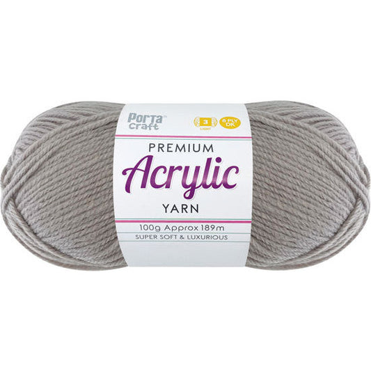 Acrylic Yarn 100g 189m 8ply - Fawn