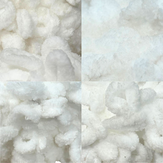 DUSTY Loopy Yarn 100g 8m White 3pk Bundle