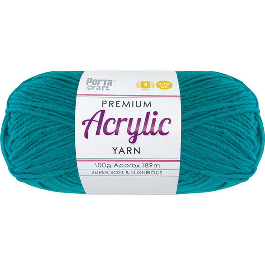 8ply Knitting Yarn 100g  - Teal