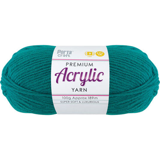 8ply Knitting Yarn 100g  - Forrest Green