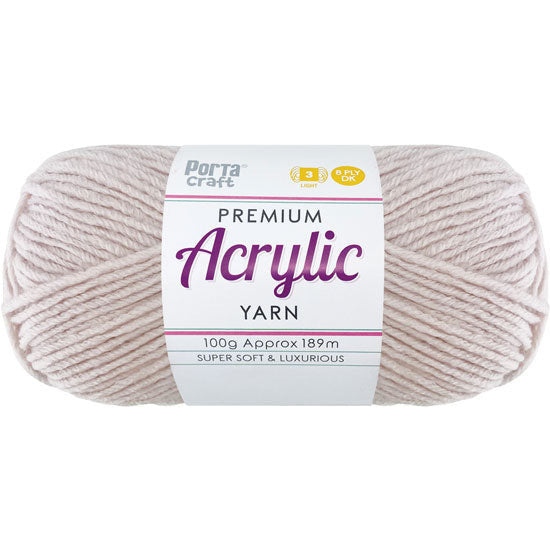 8ply Knitting Yarn 100g  - Light Mauve