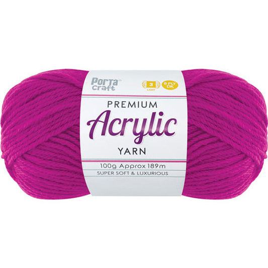 8ply Knitting Yarn 100g  - Mulberry