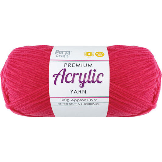 8ply Knitting Yarn 100g  - Watermelon
