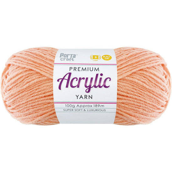 8ply Knitting Yarn 100g  - Apricot