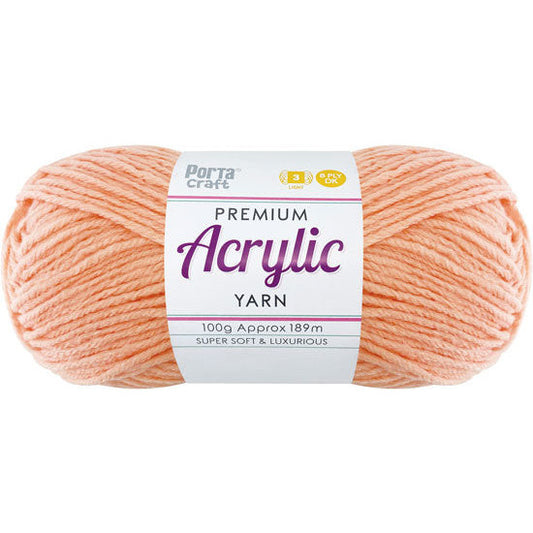 8ply Knitting Yarn 100g  - Apricot