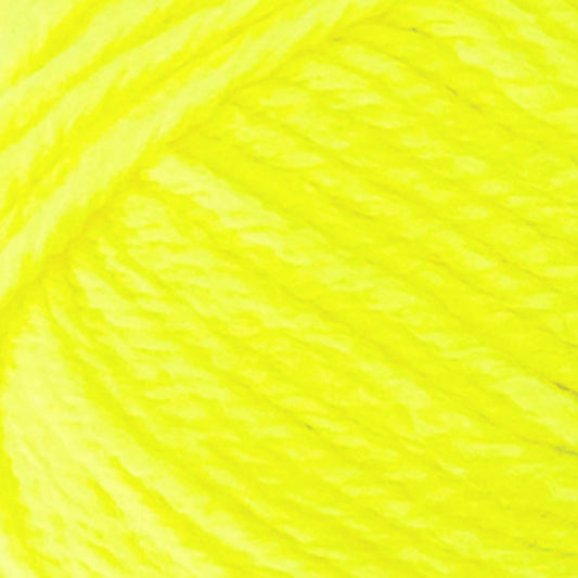 Acrylic Yarn 100g 189m 8ply - High Viz Yellow