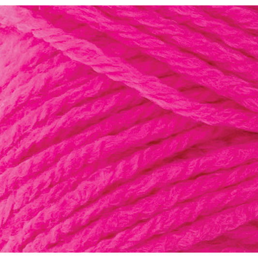 Buy High Viz Pink 8ply acrylic yarn Australia 100g 189m neon pink knitting yarn for hi-vis accessories bold beanies and fun kids crochet