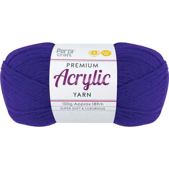 8ply Knitting Yarn 100g  - Purple Surprise