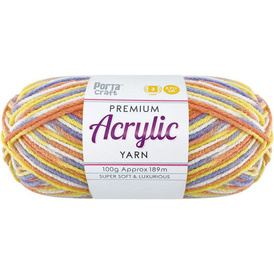 8ply Knitting Yarn 100g  - Variegated Applejack