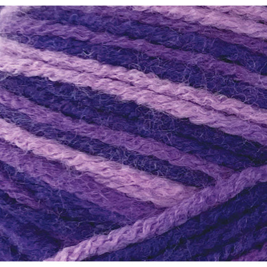 8ply Yarn Variegated Purple Popper 100g by Porta Craft