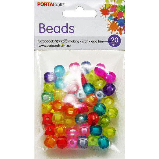 Beads  10mm 20g Round Point Jelly