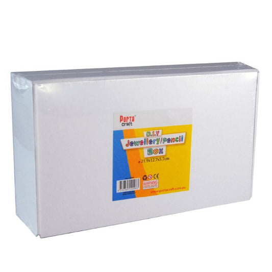 Cardstock Jewellery/Pencil Box 22x13x6cm