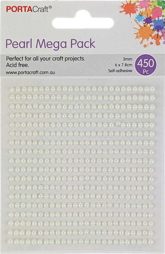 Pearl Jumbo Pack 3mm 450pc - Pearl