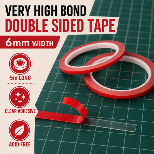 Very High Bond Double Sided Craft Tape 6mm x 5m