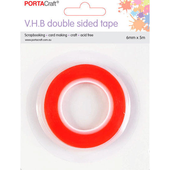 Very High Bond Double Sided Craft Tape 6mm x 5m