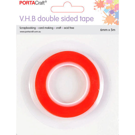 Very High Bond Double Sided Craft Tape 6mm x 5m