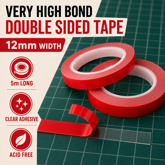 Very High Bond Double Sided Craft Tape 12mm x 5m