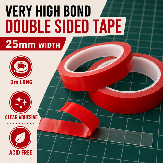 Very High Bond Double Sided Craft Tape 25mm x 3m