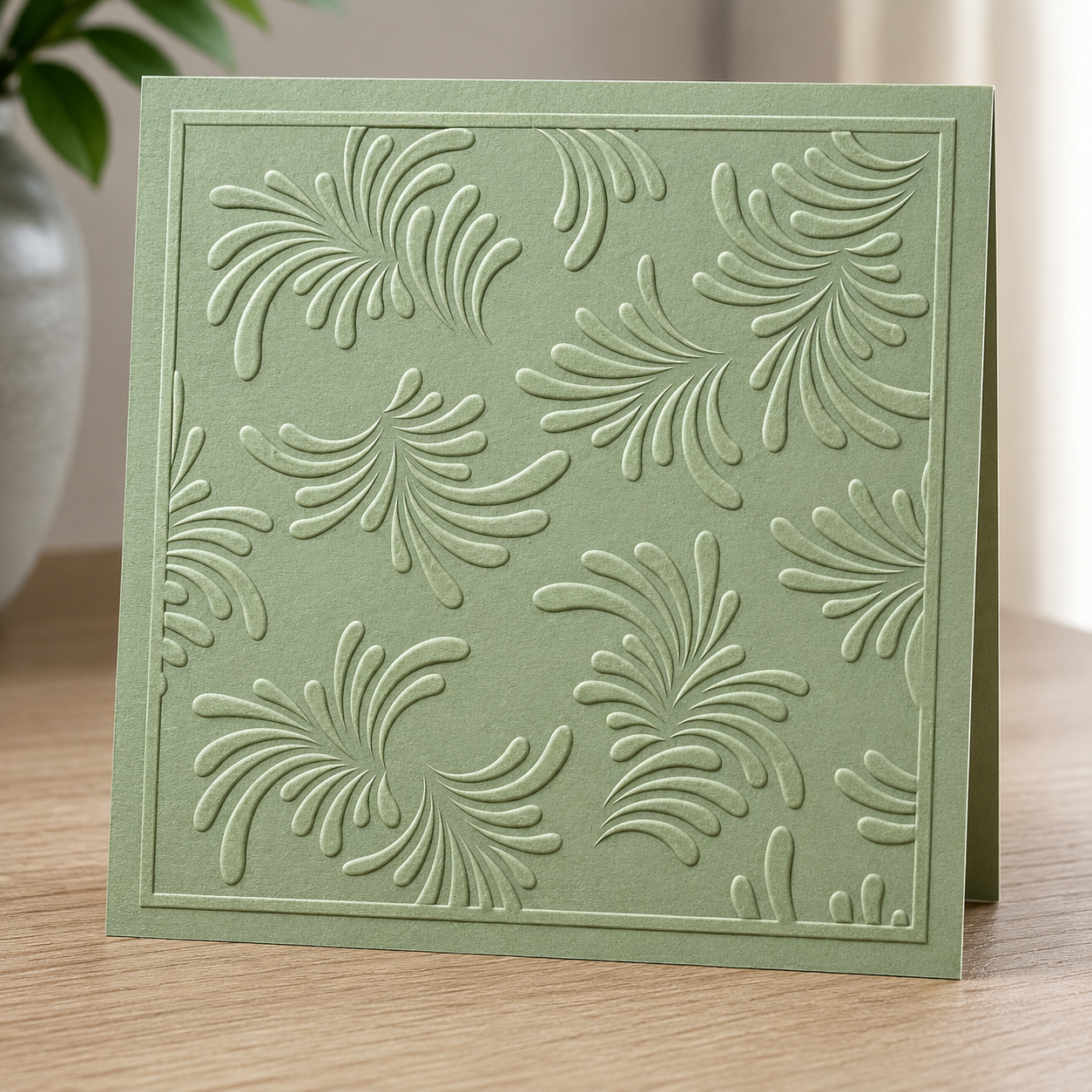 Embossing Folder Square - Petals