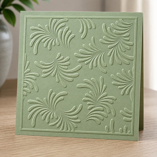 Embossing Folder Square - Petals