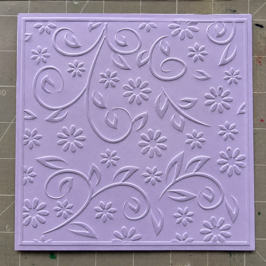 Embossing Folder Square - Floral Summer