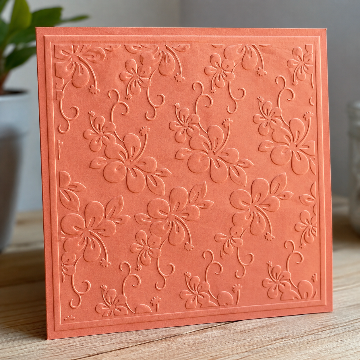 Embossing Folder Square - Garden Flowers