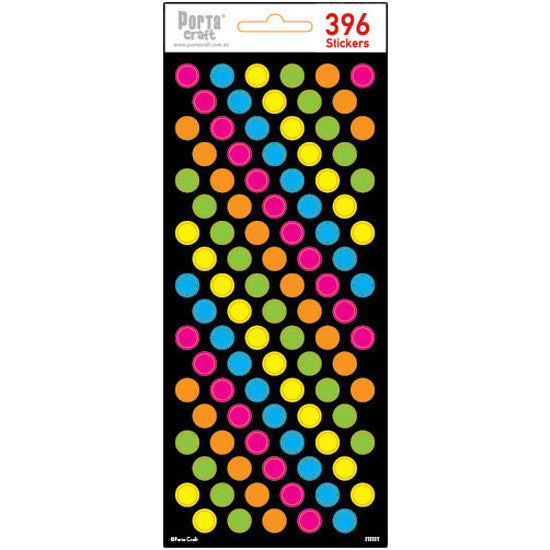 Colour Dot Stickers 396pk