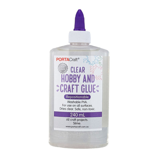 Clear PVA Hobby Craft Glue 240ml
