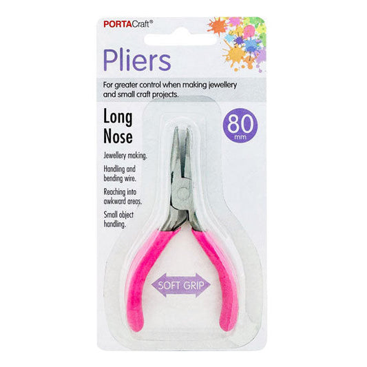 Mini Pliers 80mm Long Nose