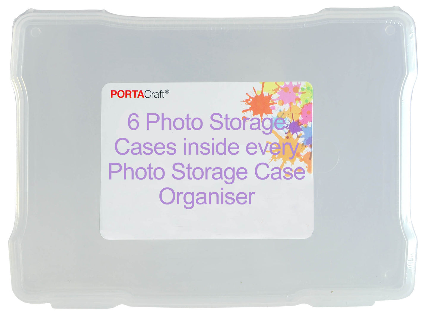 Photo Craft Organiser Case with 6 Photo Cases