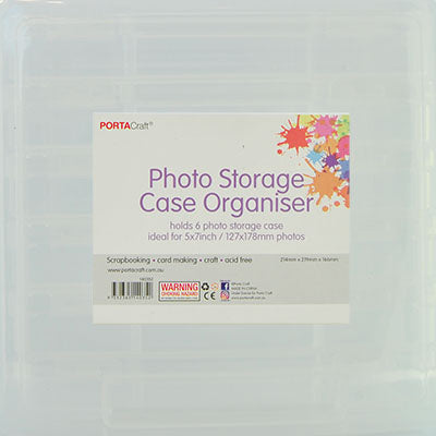 Photo Craft Organiser Case with 6 Photo Cases