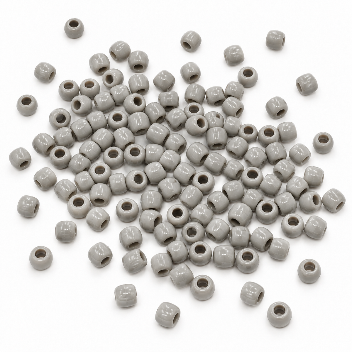 Pony Beads 150pk - Grey