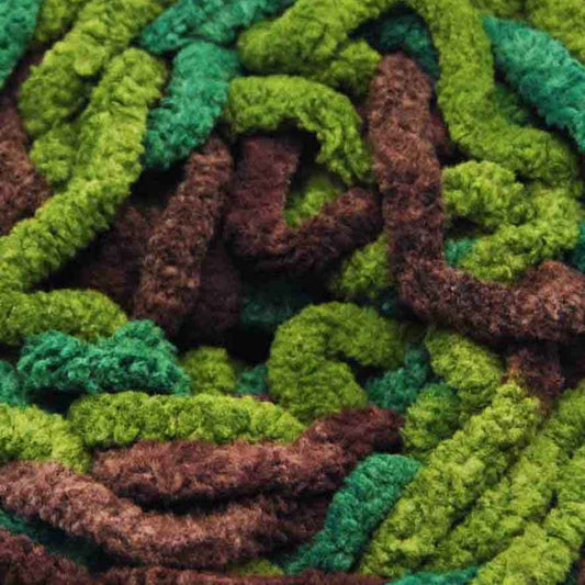 Chenille Blanket Yarn 100g 80m 12ply - Enchanted Forest