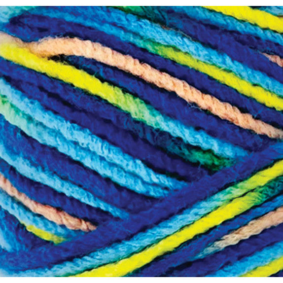 Buy Variegated Paddle Pops 8ply acrylic yarn Australia 100g 189m bright multicolour yarn for kids toys summer crochet and fun colourful blankets