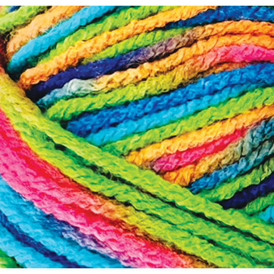 8ply Yarn Variegated Bobble 100g by Porta Craft