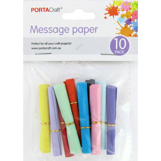 Glass Jars Message Paper 10pk