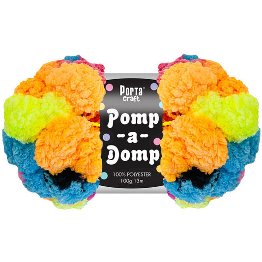 Pomp a Domp Yarn 100g 13m - Bright Lights