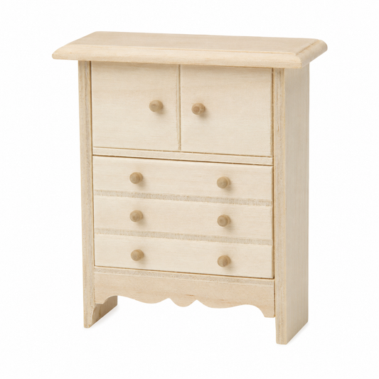 Doll Furniture Chest of Drawers 90x30x110mm
