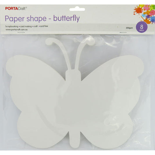 Cardstock Butterflies 25x21cm 8pk