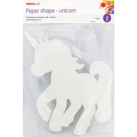Cardstock Unicorns 23x26cm 8pk