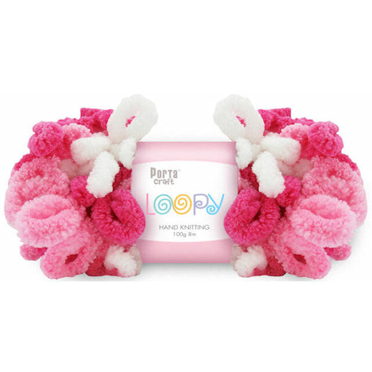 Loopy Yarn 100g 8m - Pinks