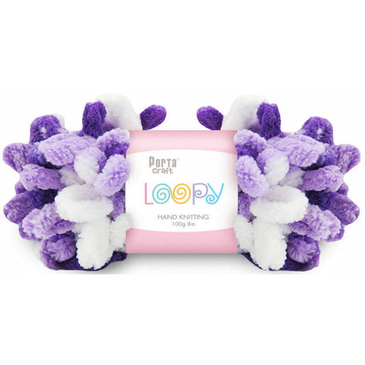Loopy Yarn 100g 8m - Purple