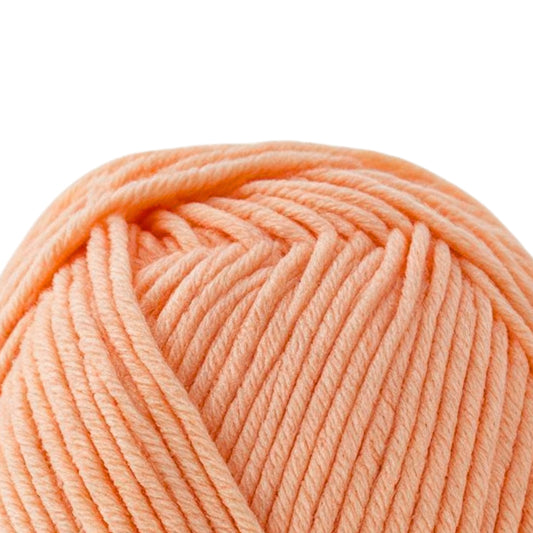 Luxe Cotton Acrylic Yarn 100g 8ply - Apricot