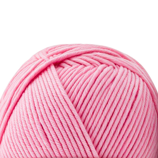 Luxe Cotton Acrylic Yarn 100g 8ply - Princess Pink