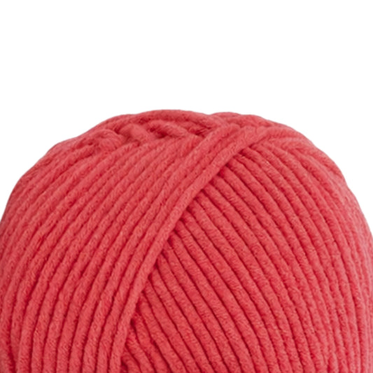 Luxe Cotton Acrylic Yarn 100g 8ply - Coral