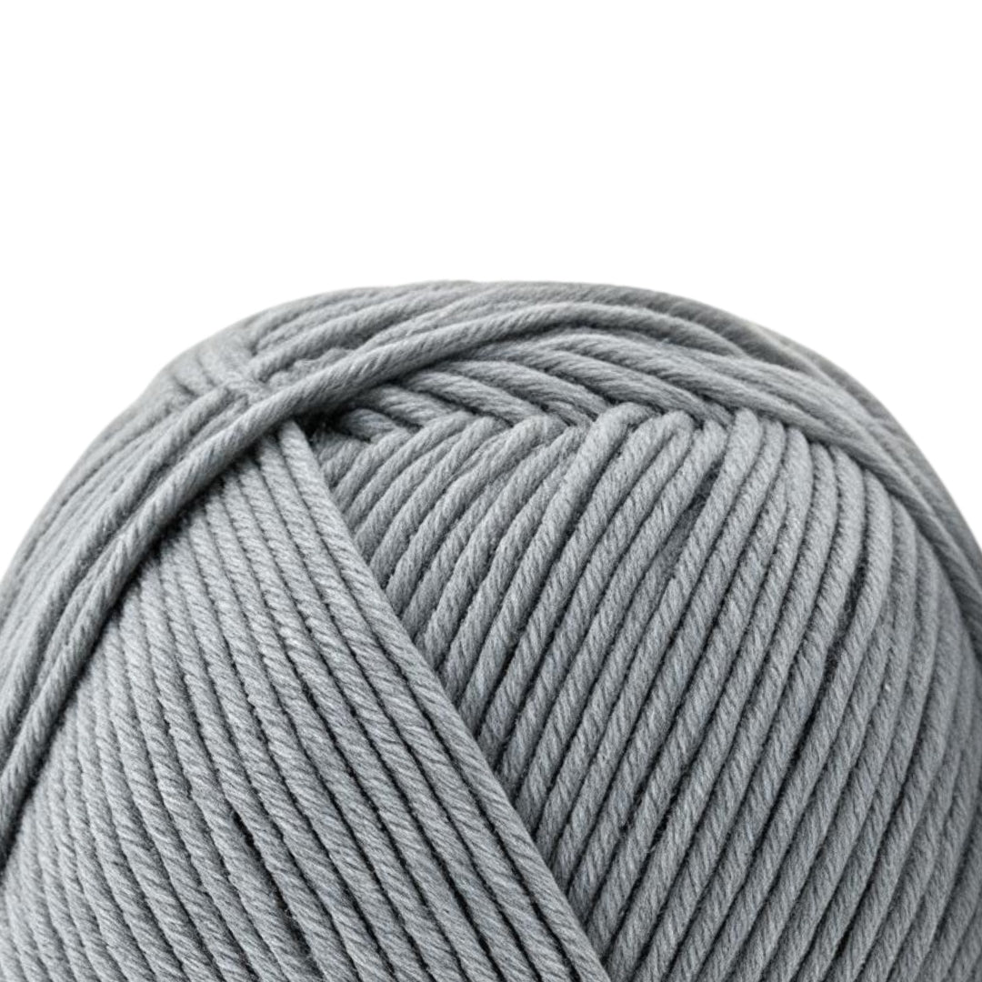 Luxe Cotton Acrylic Yarn 100g 8ply - Overcast