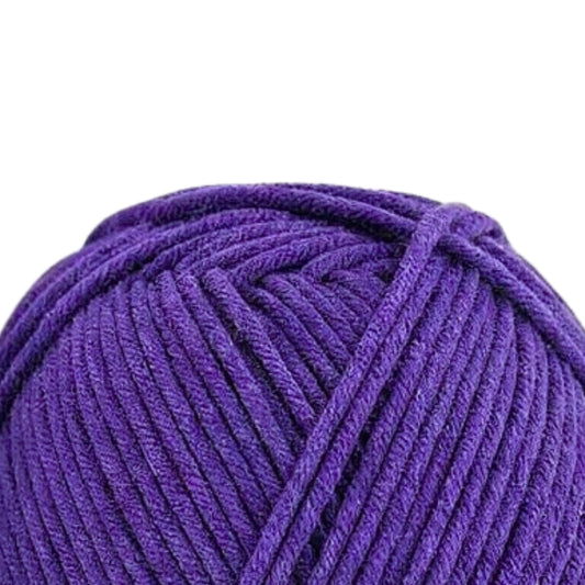 Luxe Cotton Acrylic Yarn 100g 8ply - Jacaranda